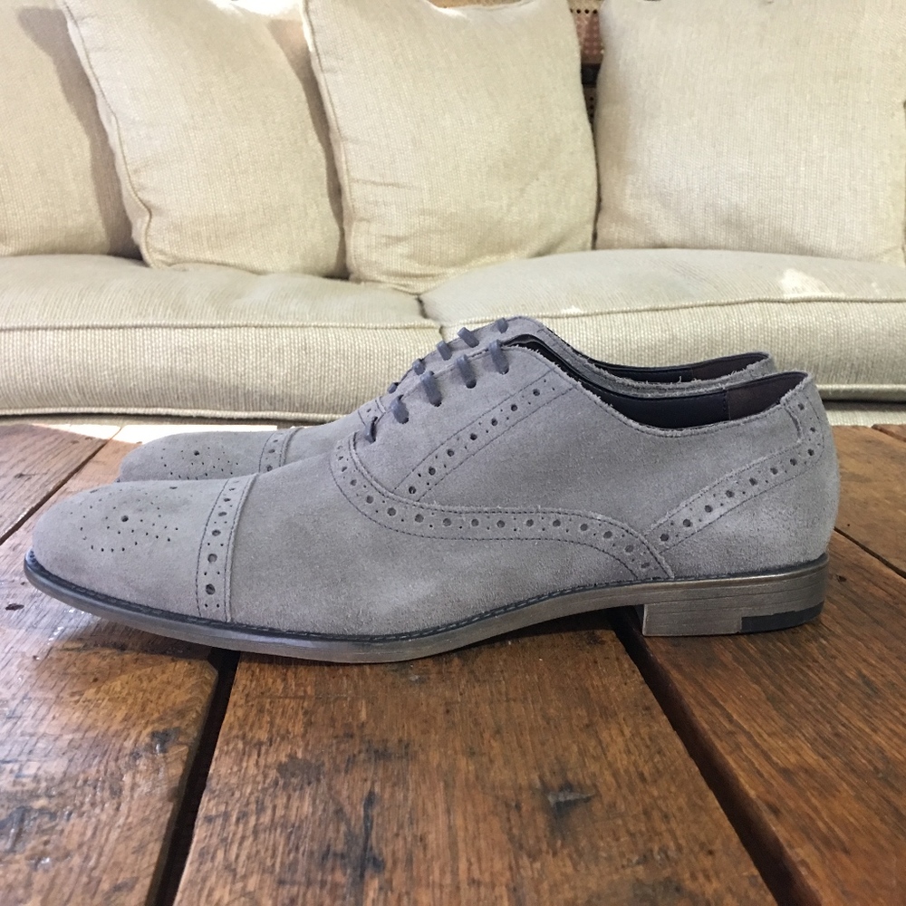 DONATED!  Gordon Rush Suede Oxfords 10.5! NEW! - Picture 3 of 8